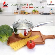 Kalpen L16 stainless steel pot 16 cm, stainless steel pot, 304 stainless steel pot, porridge pot for
