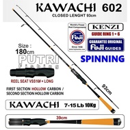 KENZI KAWACHI 602 SPINNING CASTING FUJI ROD Ring 6-14Lb 7-15Lb 8-17Lb