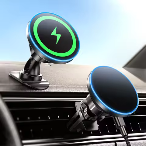 for iPhone 16 Magsafe Car Mount Charger [2024 New] 15W 2in1 Magnetic Wireless Car Charger fits for M