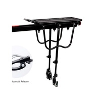 TaffSPORT Quick Mount Bicycle Rear Rack | Bicycle Rear Rack | Bicycle Pillion | Sturdy Alloy Bicycle