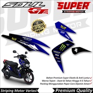 Cool Anti-Fade Soul GT 115 Sticker Soul GT 115 Striping Yamaha Soul GT 115 ME