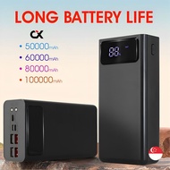 (SG) Powerbank 50000 mah 60000 80000 100000mah |Dual Port | fast Large capacity charge