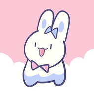 數位 Cloudy bunny Animation greenscreen for Decorating video content.