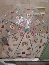 <琉球皇oki>😻可愛貓咪😻透明雨傘