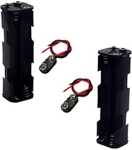 (Pack of 2 8 AA Battery Holder, Two Layers Battery Case, 12v AA Battery Holder, 8 AA Battery Holder