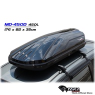 TAKA MD-450D [XL Size] 450L Car Roof Box [Explorer Series] [Glossy Black] Cargo SLIM ROOFBOX
