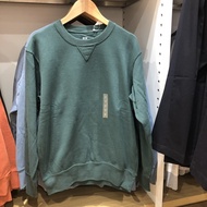 UNIQLO Asano U S/ผู้หญิงเสื้อกันหนาวคู่สีทึบแขนยาวคอกลมเสื้อกันหนาว440529/450185สไตล์ใหม่ของแท้ฤดูใบ