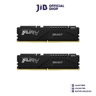 32GB (16GBx2) DDR5 5600MHz RAM (หน่วยความจำ) KINGSTON FURY BEAST DDR5 (BLACK) (KF556C40BBK2-32)