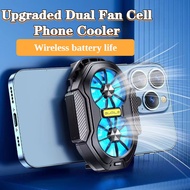 Mobile Phone Cooling Fan, Fan for Playing Games, Mobile Phone Fan with Clip, USB Interface, Suitable for All Mobile Phones.