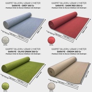 SARAYE Velvet Carpet 1m x 2M, Brudu Carpet