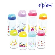[Removable Strip] EPLAS KIDS Tritan Water Bottle With Straw, Push Button, Water Tumbler, Botol Air