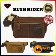 RUSH RIDER ORIGINAL COW LEATHER WAIST POUCH BAG BEG LELAKI KULIT ORIGINAL LEMBU ASLI BEG PINGGANG BR