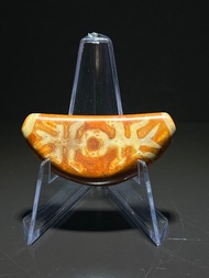 壽字羊角老天珠 15.1克 老天珠 西藏羊角紅天珠 西藏 藏傳 老線珠