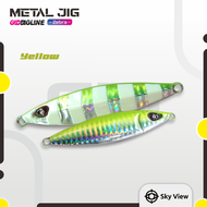 Umpan Slow Jigging 60 Gram GID Zebra Menyala Malam Laut Killer Slowjig Lure