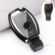 2/3 Buttons Soft Tpu  Car Key Case Auto Key Protector Cover For Mercedes Benz A180 A200 A260 w214 w2