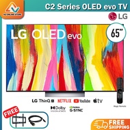 [FAST SHIPPING] LG 65 Inch C2 Series OLED evo 4K Smart UHD OLED TV (2022) 65" OLED65C2PSA | HDMI 2.1 &amp; 120FPS | Best PS5 TV | dolby Atmos &amp; dolby Vision IQ OLED65C2 (FREE Wall Bracket + HDMI Cable)