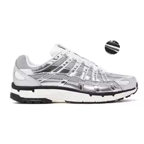 Designer P6000 P 6000 Triple Black White Khaki Wolf Grey Metallic Womens Outdoor Sports Trainers Cas