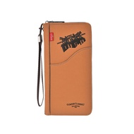 GFS store Mens Wallet Vintage New Long Style Large Capacity Multi-Card Slot Zipper Bag ID Holder Mul