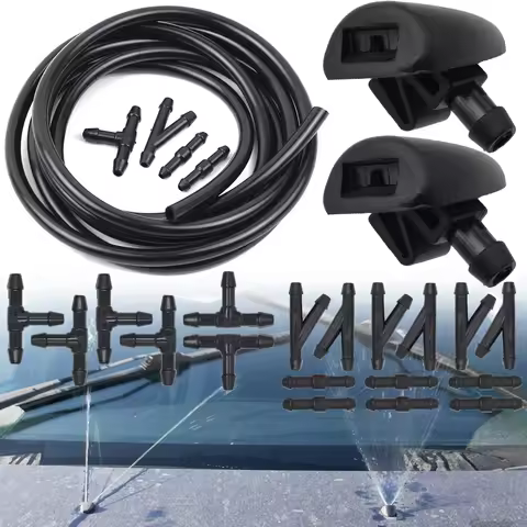 Front Windshield Wiper Washer Spray Jet Nozzle Hose Pipe For Peugeot 206 + 407 Citroen C2 C5 6438J2 