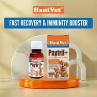 READY STOCK MY 🇲🇾 HaniVet Paytril+ 60ml Ubat Kucing Anjing | Boost Imun Anti Bakteria | Oral Solutio