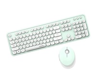 MOFII Mountian ชุดคีย์บอร์ดไร้สายเมาส์คอมพิวเตอร์โน้ตบุ๊คสํานักงาน 2.4G Wireless Key Mouse Bundle จา