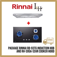 [BUNDLE] Rinnai RB-93TG Induction Hob and RH-S95A-SSVR Cooker Hood