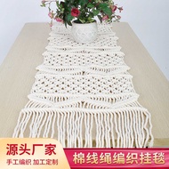 Hand-woven Table Runner Nordic Style Table Runner Tablecloth Bed Runner ins Style Multiple Styles Ta