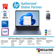 HP OmniBook 3 14-hu0084TU/14-hu0085TU/14-hu0086TU/14-hu0087TU 14" 2K Laptop (C5-120U, 8GB, 512GB SSD