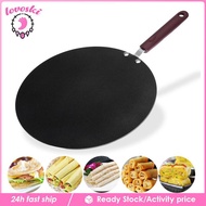 [Lovoski] 30cm Nonstick Frying Indian Tava Dosa Chapati Pan Flat Skillet Griddle Pan