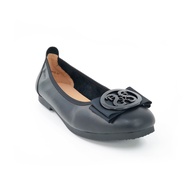 ST.JAMES รองเท้าหนังแท้/รองเท้าคัทชู หัวมน รุ่น RENNES สี BLACK | รองเท้า ผู้หญิง