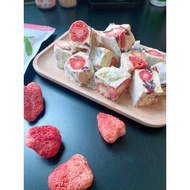 雪花酥1公斤装（无盒子）snowflake nougat 1kg without box独立包装，草莓雪花酥杏仁雪花酥蔓越莓雪花酥strawberry snowflake nougat almond 