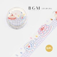 【莫莫日貨】2021SS 新品 日本進口 BGM 少女系列 燙金 金箔和紙膠帶 - 洋菓子 (整捲) SPOM001
