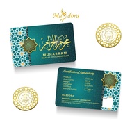 MASDORA 999.9 Gold 1/2 Dinar (2.125GM) Islamic Calendar Collection - MUHARRAM (EMAS 999.9/24K)