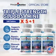 Principle Nutrition TGC Triple Strength Glucosamine + Chondroitin 240S Jumbo | Carton of 6