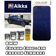 AIKKA BMW 416 CARBON SCHWARZ / Automotive Paint Basecoat / Car & Motor Body Paint / Pearl Colour