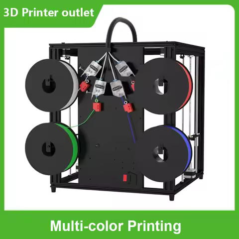Zonestar Z9V5 MK6 3D Printer Upgraded Adjustable Four Extruder Design Single and Multi-color Printin