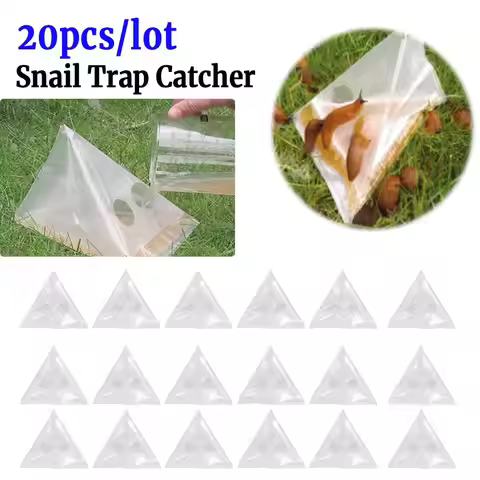 20 Pcs Slug Traps Disposable Reptile Trap Snail Trap Catcher Bags Garden Farm Plant Protector for In