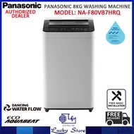 PANASONIC NA-F80VB7HRQ 8KG TOP LOAD WASHING MACHINE, FREE DELIVERY AND INSTALLATION