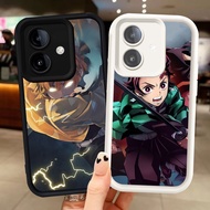 Z-1 Demon Slayer White Black Casing for OPPO A3 A3X A5 Pro A5X 5G Case