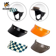 [kozeey] Motorcycle Helmet Visor Peak Cover 3 Snap Sun Protection Sun Shade Protector for