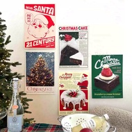 Korean Design Christmas Elements Christmas Tree Poster Dessert Cake Elements Holiday Room Bedroom De