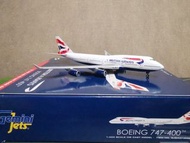Gemini jets 1:400 British Airways 英國航空 B747-400 (G-BNLU) 飛機模型