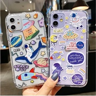 Space Planet printing anticrack case huawei honor nokia 6.1 plus 7a 8a 8x 9i 9 lite p30 pro zenfone 