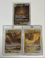<已停産>收藏品/四神起源帝牙盧卡 ,創世神阿爾宙斯。VSTAR UR,起源帕路奇亞 VSTAR  UR 黃金閃卡（VSTAR Universe，s12a） 259/172,260/172 ,262/
