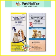 ◭ ✨ ◮ Canidox / LC Dox for Dogs & Cats Doxycycline / Doxycycline Hyclate Liquid 120ml Liquid Cani M