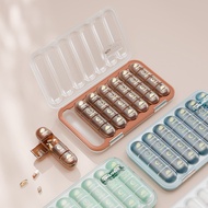 Weekly Pill Organizer 21/28 Slots – AM/Noon/PM Large-Capacity, Moisture-Sealed Portable Medicine Box