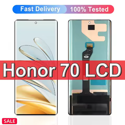 6.67" OLED New Screen For Honor 70 FNE-AN00 LCD Display Touch Screen Replacement Digitizer Panel For