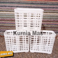 Thick Divider Spoon Fork Holder Multipurpose White Box Pen Pencil Stationery Box Desk Organizer Stat