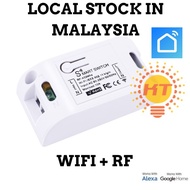 Smart Life APP WiFi + RF 433Mhz Relay Switch Module with Timer