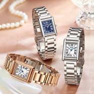 Mark Fairwhale FW-3680 Quartz Watch | Unisex Couple Style, 30M Waterproof, Square Dial 9S4V